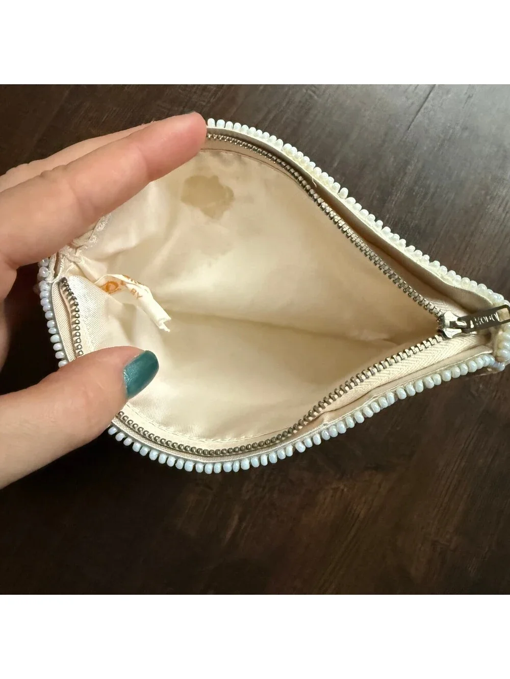 Vintage 1950s 60s Bag by Debbie Ivory Beaded Evening Clutch Hand Made Japan